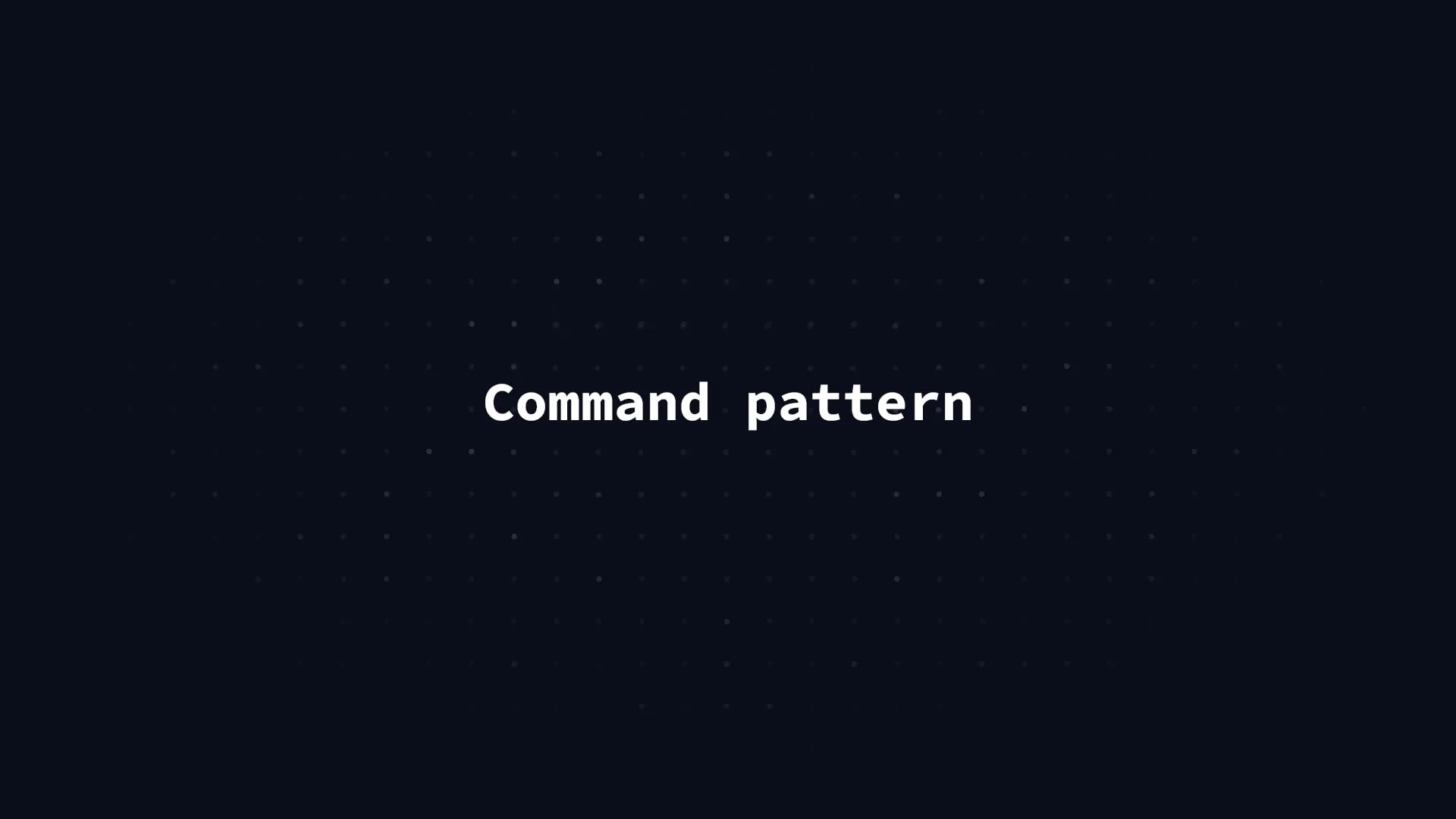 الگوی Command در React Js