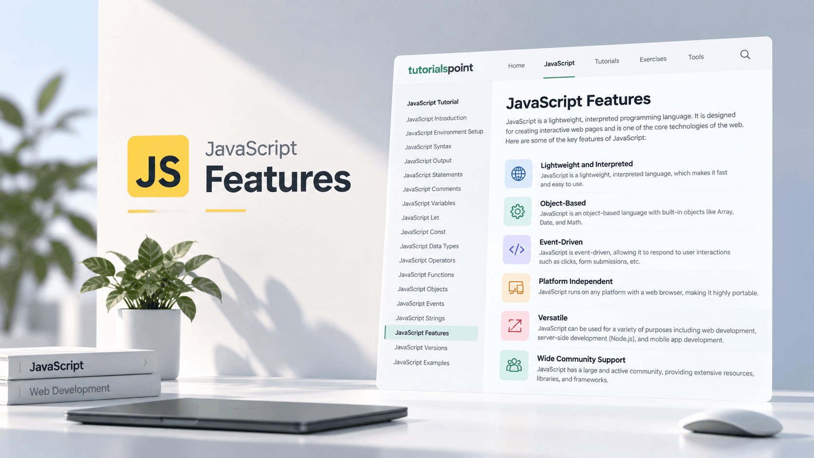 ویژگیهای JavaScript